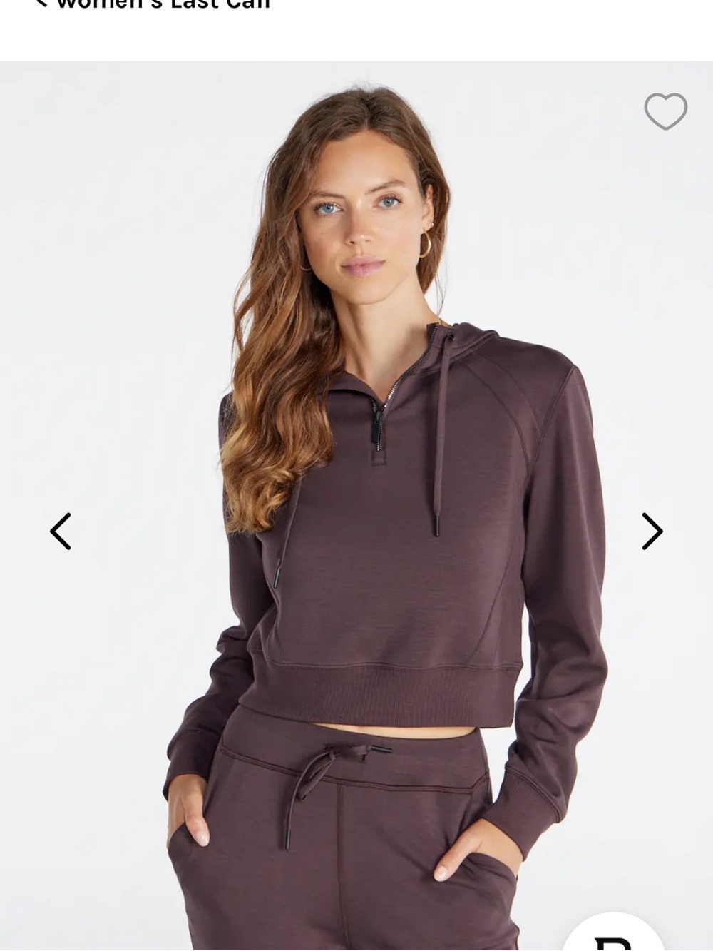 BYLT Premium Basics Cropped Hoodie in Fawn